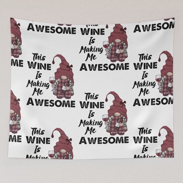 Item preview, This Wine Is Making Me Awesome designed and sold by SportyDogShop.