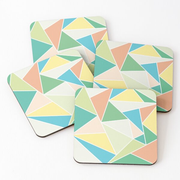 Item preview, Pastel Multi-color Triangle pattern 3 designed and sold by BLMcreations.