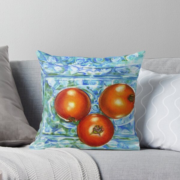 Item preview, Mom's Blue Hobnob China with Tomatoes, by Alma Lee designed and sold by Alma Lee.