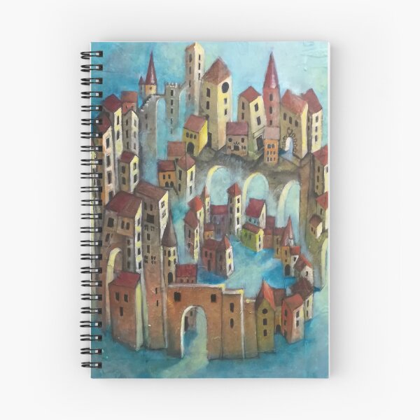 Item preview, spiral village designed and sold by Angela Betta Casale.