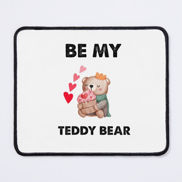 Item preview, Be My Teddy Bear, Valentines Teddy designed and sold by SportyDogShop.