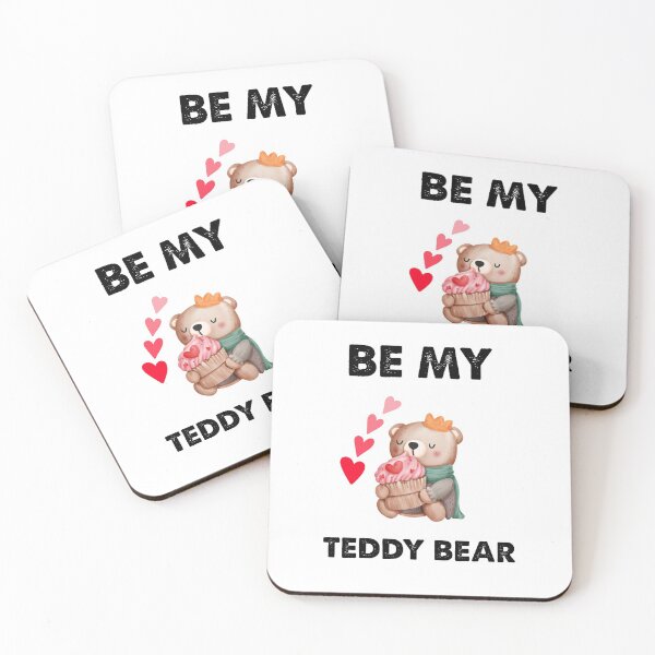 Item preview, Be My Teddy Bear, Valentines Teddy designed and sold by SportyDogShop.