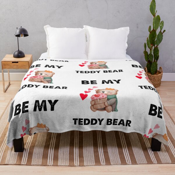 Item preview, Be My Teddy Bear, Valentines Teddy designed and sold by SportyDogShop.