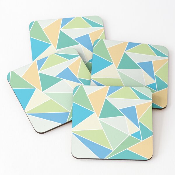 Item preview, Pastel Multi-color Triangle pattern 4 designed and sold by BLMcreations.