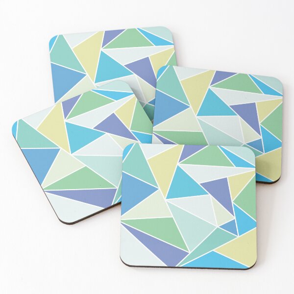Item preview, Pastel Multi-color Triangle pattern 5 designed and sold by BLMcreations.