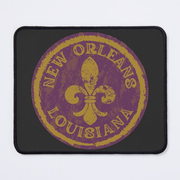 Item preview, NEW ORLEANS FLEUR DE LIS PURPLE AND GOLD MEDALLION designed and sold by Mercurial Merkaba.