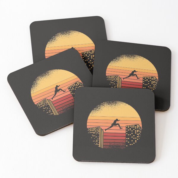 Item preview, Freerunner Rooftopping Urban Skyline Art For Traceur designed and sold by MrEddie10.