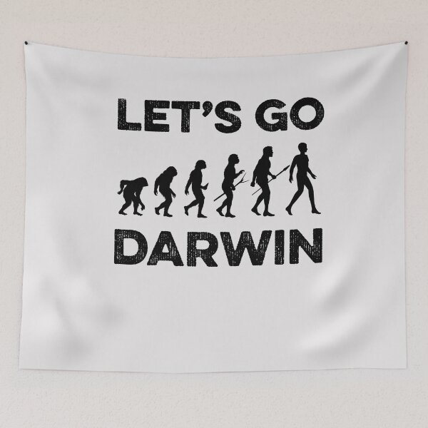 Item preview, Let's Go Darwin Funny Joke #LetsGoDarwin Meme Humor Science designed and sold by gkao.