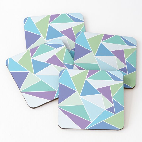 Item preview, Pastel Multi-color Triangle pattern 6 designed and sold by BLMcreations.