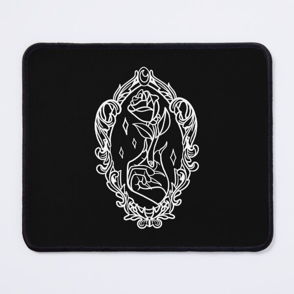 Item preview, Beast Enchanted Rose in Frame in White designed and sold by Thingamabobbidi.
