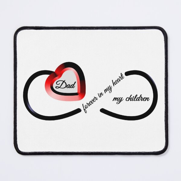 Item preview, Dad`s favorite - forever in my heart - my children designed and sold by ekniLBerlin.