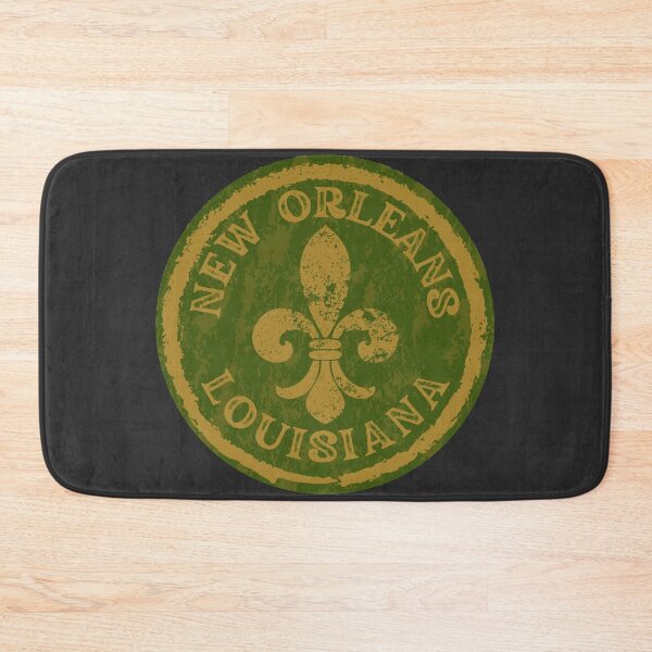 Item preview, NEW ORLEANS FLEUR DE LIS GREEN AND GOLD MEDALLION designed and sold by Mercurial Merkaba.