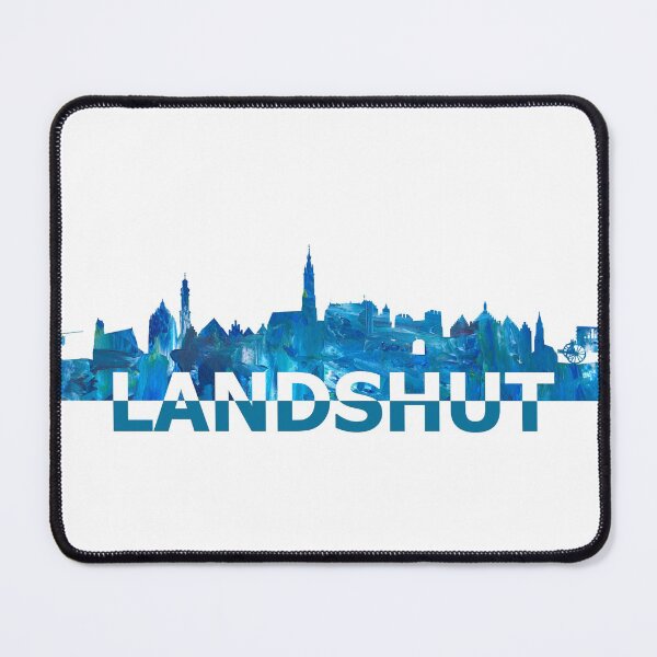 Item preview, Landshut Skyline Silhouette Strong with Text  designed and sold by artshop77.
