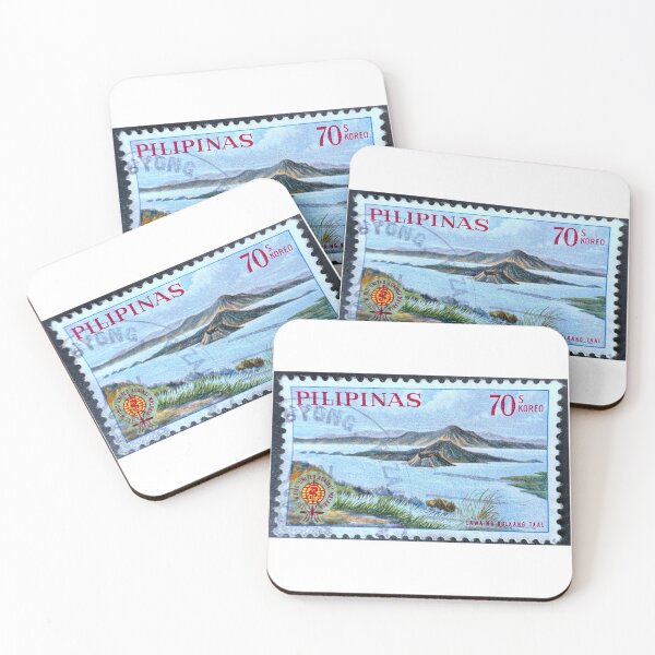 Item preview, Philippines Scenery 70s Koreo Vintage Postage Stamp designed and sold by Factory57.