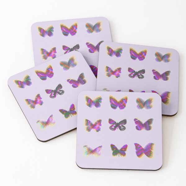 Item preview, Copy of Marble Butterflies Pack - Pink and Green designed and sold by hannahvira.