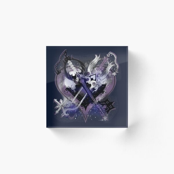 Kingdom Hearts - Oathkeepeer & Oblivion Acrylic Block