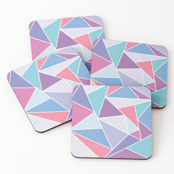Item preview, Pastel Multi-color Triangle pattern 8 designed and sold by BLMcreations.