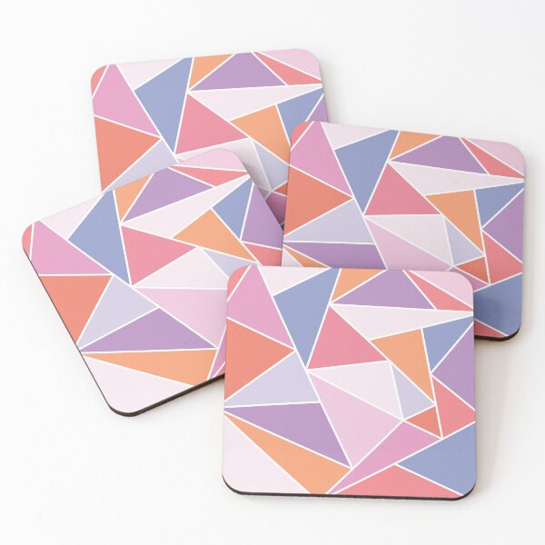 Item preview, Pastel Multi-color Triangle pattern 10 designed and sold by BLMcreations.