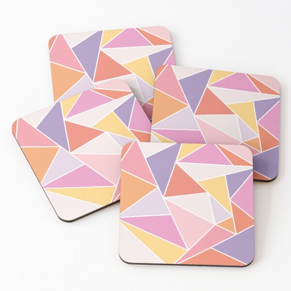 Item preview, Pastel Multi-color Triangle pattern 11 designed and sold by BLMcreations.