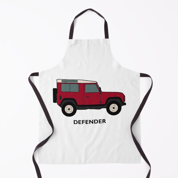 Item preview, Defender SUV (with lettering) - Ruby Red designed and sold by NautilusMare.