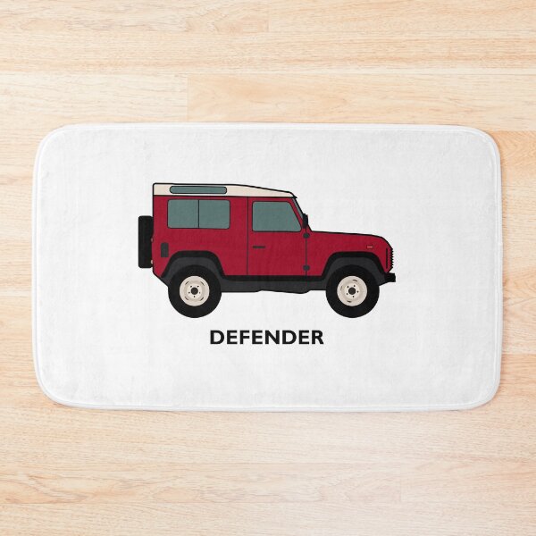 Item preview, Defender SUV (with lettering) - Ruby Red designed and sold by NautilusMare.
