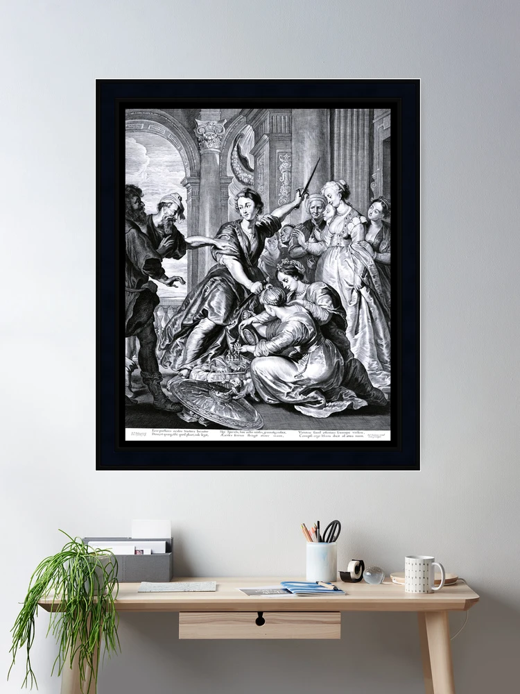 Achilles at the Court of Lycomedes by Cornelis Visscher - An Imposter Amidst Beauty 2 Achilles at the Court of Lycomedes by Cornelis Visscher Remastered Classical Xzendor7 Old Masters Reproductions Room Decor Poster Art Print