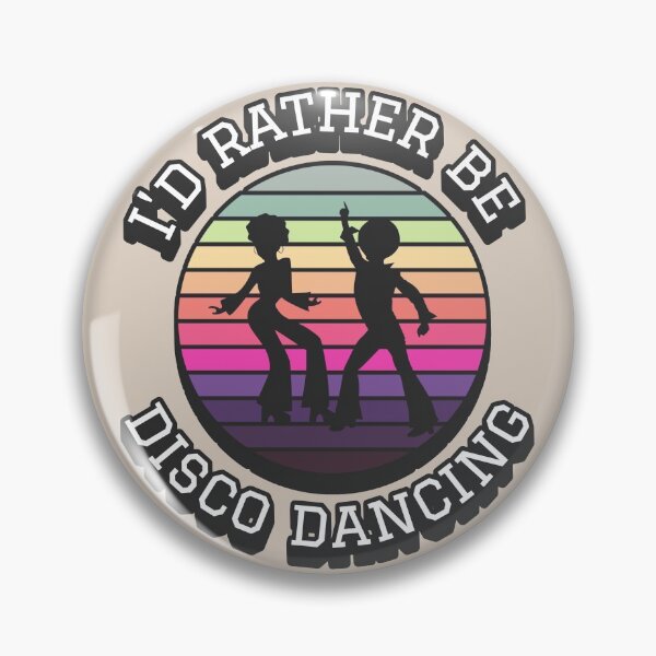 Item preview, I'd Rather Be Disco Dancing, Fun Retro 70's Disco Design designed and sold by TrulyEpoque.