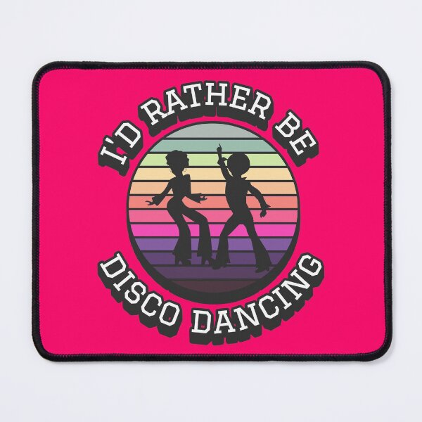 Item preview, I'd Rather Be Disco Dancing, Fun Retro 70's Disco Design designed and sold by TrulyEpoque.