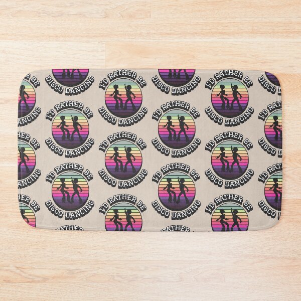 Item preview, I'd Rather Be Disco Dancing, Fun Retro 70's Disco Design designed and sold by TrulyEpoque.