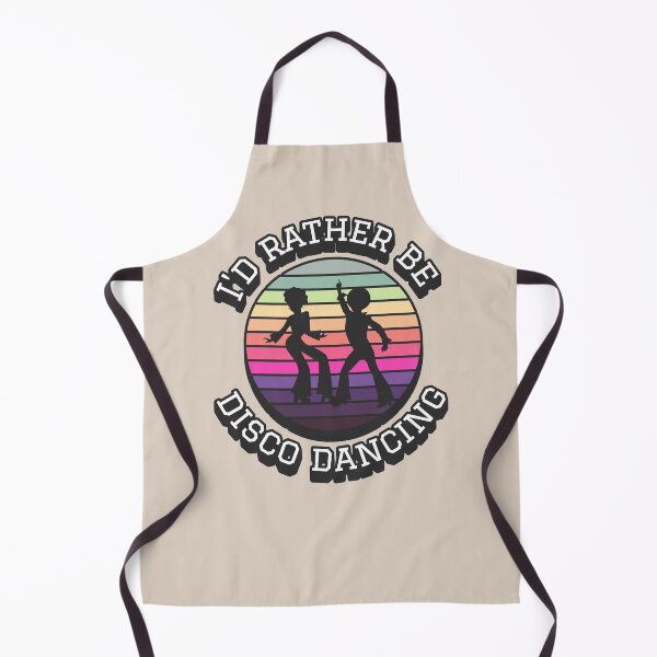 Item preview, I'd Rather Be Disco Dancing, Fun Retro 70's Disco Design designed and sold by TrulyEpoque.