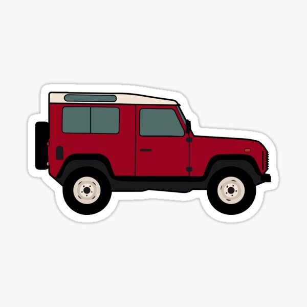 Item preview, Defender SUV - Ruby Red designed and sold by NautilusMare.