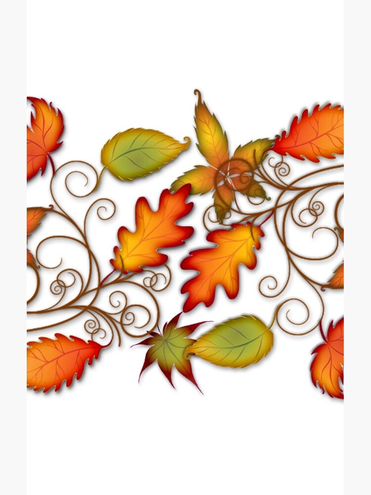 Autumn Leaves - panel by SSSowers