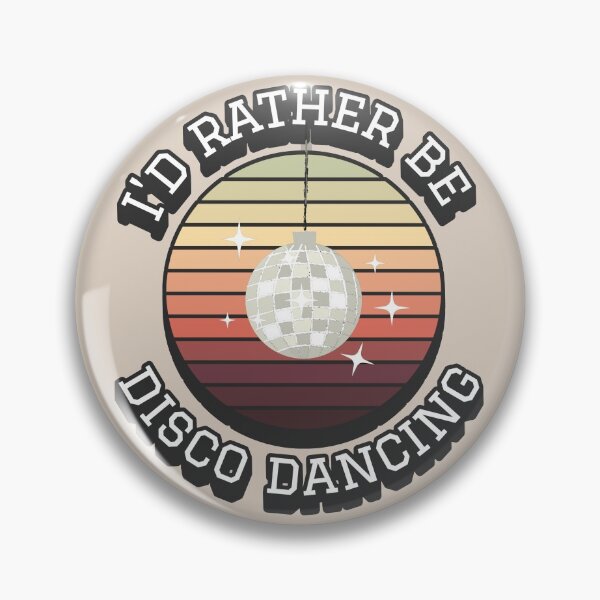 Artikelvorschau, Ich wäre lieber Disco-Tanz, lustiges Retro-Spiegelball-Disco-Design aus den 70ern entworfen und verkauft von TrulyEpoque.