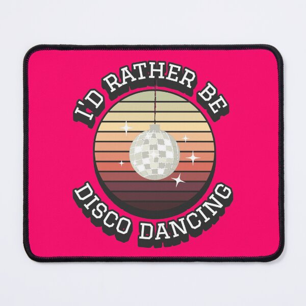 Item preview, I'd Rather Be Disco Dancing, Fun Retro 70's Mirror Ball Disco Design designed and sold by TrulyEpoque.