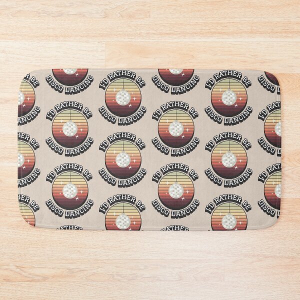 Item preview, I'd Rather Be Disco Dancing, Fun Retro 70's Mirror Ball Disco Design designed and sold by TrulyEpoque.