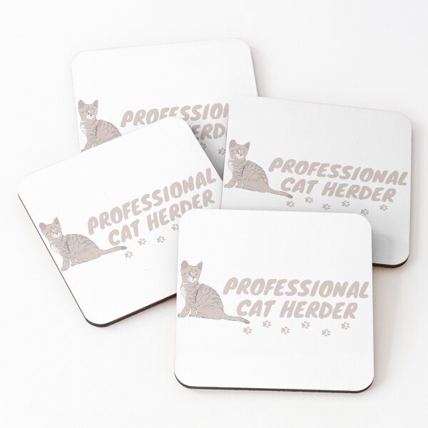 Item preview, Professional Cat Herder | Cute Beige Cat With Green Eyes designed and sold by nestoras28.