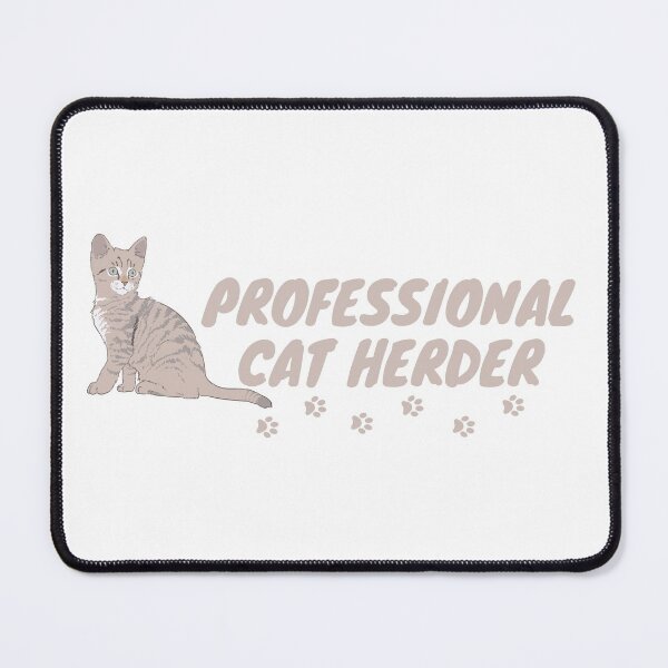 Item preview, Professional Cat Herder | Cute Beige Cat With Green Eyes designed and sold by nestoras28.
