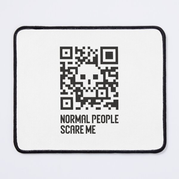 Item preview, Skull. Normal people scare me. Skull barcode. designed and sold by etraveler.