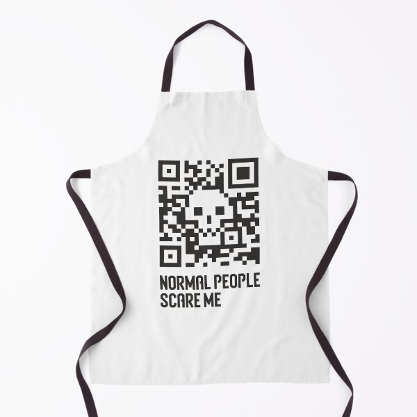 Item preview, Skull. Normal people scare me. Skull barcode. designed and sold by etraveler.