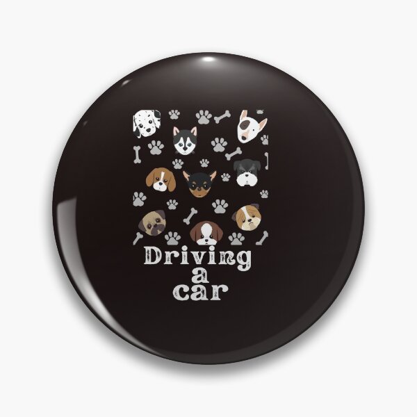 Item preview, dog driving a car  designed and sold by ghadirjo.