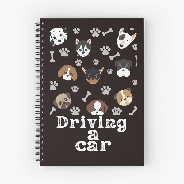 Item preview, dog driving a car  designed and sold by ghadirjo.
