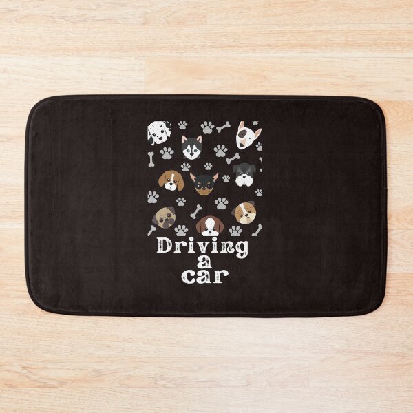 Item preview, dog driving a car  designed and sold by ghadirjo.