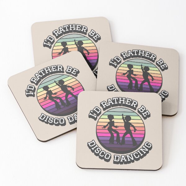 Item preview, I'd Rather Be Disco Dancing, Fun Retro 70's Disco Design designed and sold by TrulyEpoque.