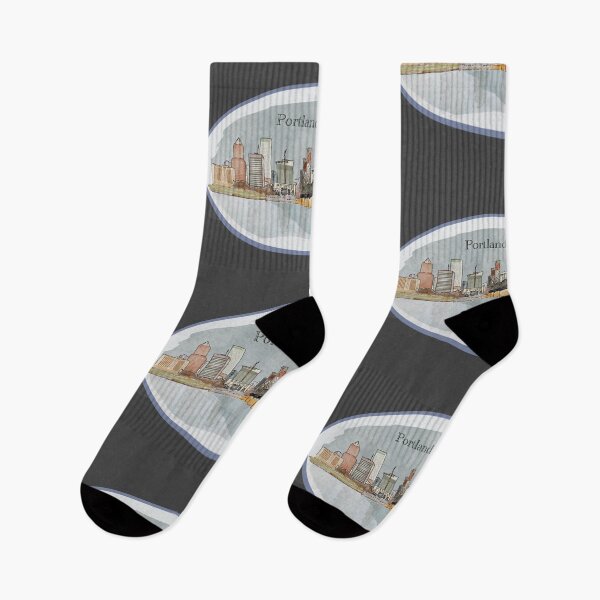 Item preview, Portland, Oregon watercolor designed and sold by Billy Talbert Digital Designs.