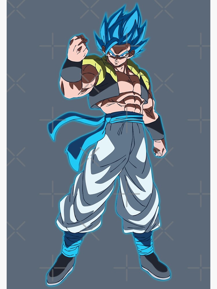 Gogeta Super Saiyan Blue, Dragon Ball Super  Dragon ball art goku, Anime  dragon ball goku, Dragon ball super artwork