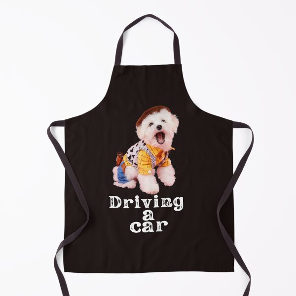 Item preview, dog driving a car designed and sold by ghadirjo.