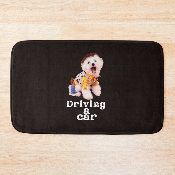 Item preview,  dog driving a car  designed and sold by ghadirjo.