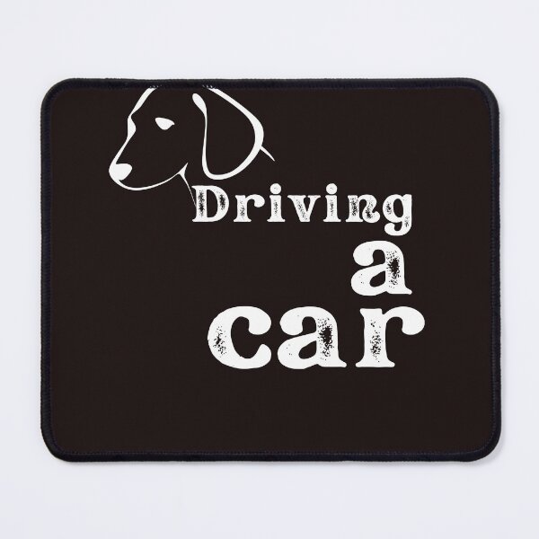 Item preview, dog driving a car designed and sold by ghadirjo.