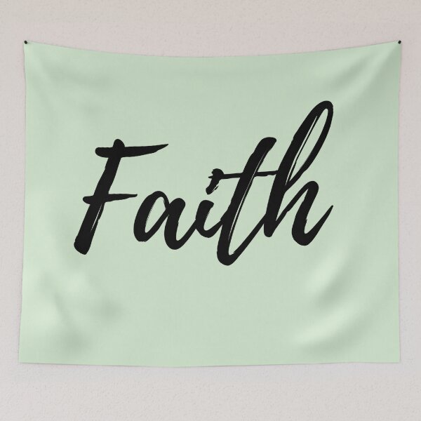 Item preview, Faith - Mint Background  designed and sold by ActionFocus.