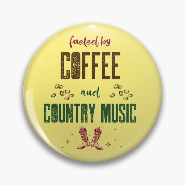 Item preview, Fueled By Coffee And Country Music. Country Music Fan designed and sold by Rebel-Design.